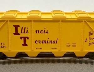 LIONEL 6-6131 ILLINOIS TERMINAL COVERED QUAD HOPPER