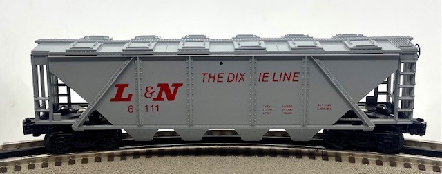 LIONEL 6-6111 LOUISVILLE AND NASHVILLE COVERED QUAD HOPPER