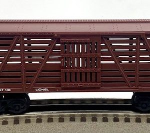 LIONEL 6-7302 TEXAS AND PACIFIC STOCKCAR - 027 GAUGE