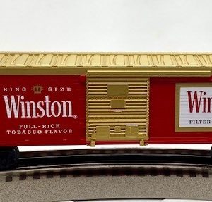 LIONEL 6-7708 WINSTON CIGARETTES TOBACCO BOXCAR