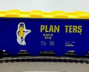 LIONEL 6-9115 PLANTER'S PEANUTS QUAD HOPPER