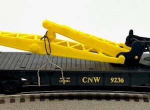 LIONEL 6-9236 CHICAGO AND NORTHWESTERN DERRICK CAR