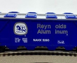 LIONEL 6-9260 REYNOLDS ALUMINUM COVERED QUAD HOPPER
