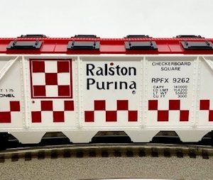 LIONEL 6-9262 RALSTON PURINA COVERED QUAD HOPPER