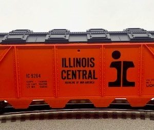LIONEL 6-9264 ILLINOIS CENTRAL COVERED QUAD HOPPER