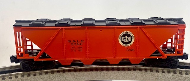 LIONEL 6-9286 BESSERMER AND LAKE ERIE COVERED QUAD HOPPER