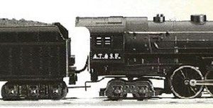 LIONEL 28009 SANTA FE HUDSON 4-6-4 STEAM LOCOMOTIVE