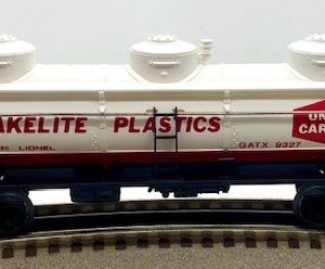 LIONEL 6-9327 BAKELITE PLASTICS 3-D TANK CAR