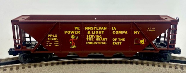 LIONEL 6-9338 PENNSYLVANIA POWER AND LIGHT QUAD HOPPER