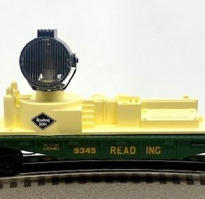 LIONEL 6-9345 READING SEARCHLIGHT CAR