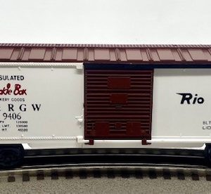 LIONEL 6-9406 DENVER AND RIO GRANDE WESTERN BOXCAR