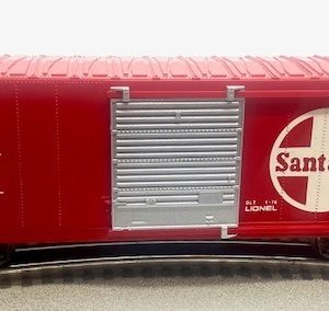 LIONEL 6-9602 SANTA FE HI-CUBE BOXCAR