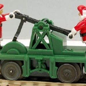 LIONEL 18403 SANTA AND MRS. CLAUS HANDCAR