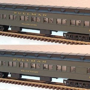 LIONEL 19066 COMMODORE VANDERBILT PULLMAN HEAVYWEIGHT 2 CAR PASSENGER SET