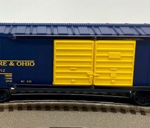 LIONEL 6-9712 BALTIMORE AND OHIO DOUBLE DOOR BOXCAR