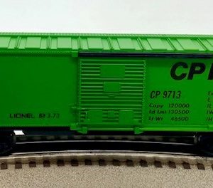 LIONEL 6-9713 CANADIAN AND PACIFIC RAILROAD BOXCAR