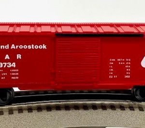 LIONEL 6-9734 BANGOR AND AROOSTOOK BOXCAR