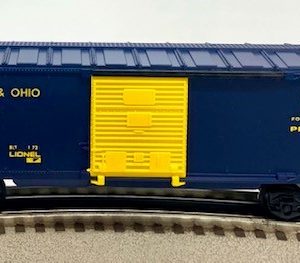 LIONEL 6-9706 CHESAPEAKE AND OHIO BOXCAR