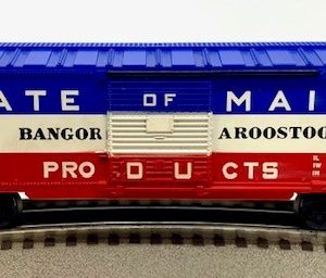 LIONEL 6-9709 STATE OF MAINE BOXCAR