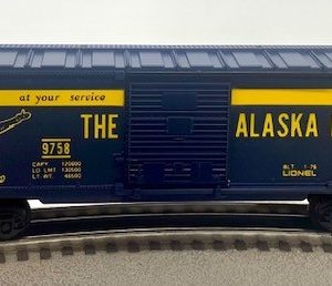LIONEL 6-9758 ALASKA BOXCAR