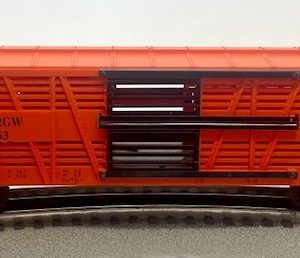 LIONEL 6-9763 DENVER AND RIO GRANDE RAILROAD STOCK CAR
