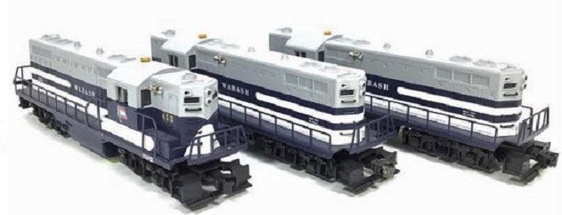 LIONEL 18872 WABASH GP-7 LASH UP DIESEL LOCOMOTIVES - 3 PACK