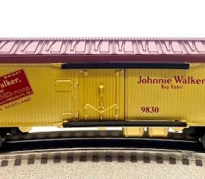 LIONEL 6-9830 JOHNNIE WALKER RED LABEL SCOTCH WHISKEY BILLBOARD REEFER