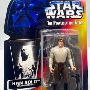 KENNER STAR WARS THE POWER OF THE FORCE HAN SOLO ACTION FIGURE