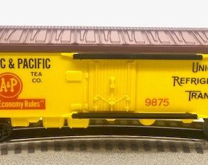 LIONEL 6-9875 ATLANTIC AND PACIFIC BILLBOARD REEFER