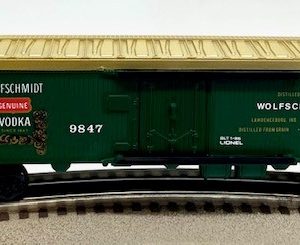 LIONEL 6-9847 WOLFSCHMIDT VODKA BILLBOARD REEFER