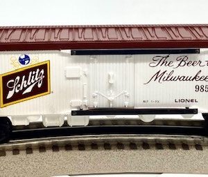 LIONEL 6-9851 SCHLITZ BEER BILLBOARD REEFER