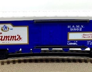 LIONEL 6-9862 HAMMS BEER BILLBOARD REEFER
