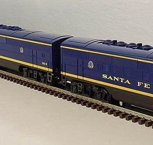 LIONEL 18117, 18121 AND 18122 SANTA FE F3 ABBA DIESEL ENGINES SET