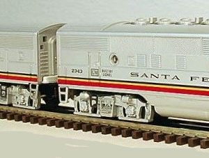 LIONEL 18130 AND 18134 SANTA FE F3 ABA DIESEL ENGINE SET