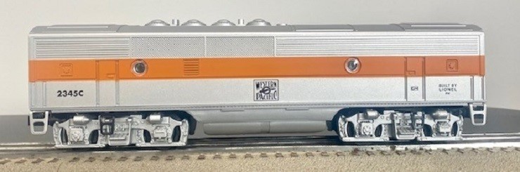 LIONEL 18198 WESTERN PACIFIC F3 B UNIT DIESEL ENGINE