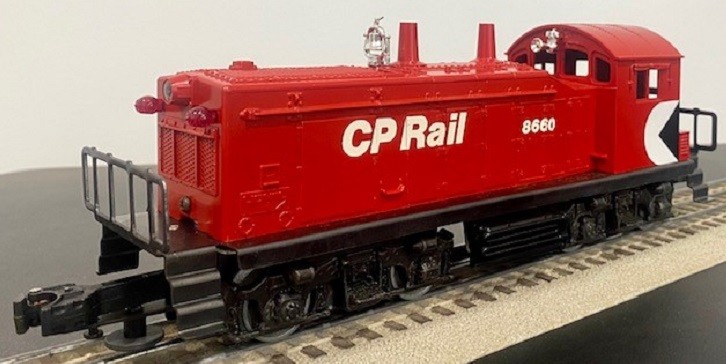 LIONEL 8660 CANADIAN AND PACIFIC RAIL NW2 SWITCHER ENGINE