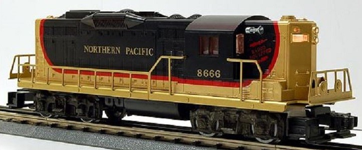 LIONEL 8666 NORTHERN PACIFIC GP-9 DIESEL ENGINE
