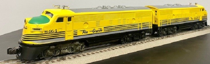 LIONEL 8464 AND 8465 RIO GRANDE F3 AA DIESEL ENGINE SET
