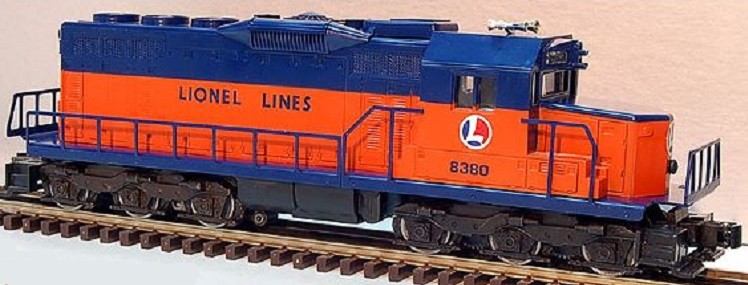 LIONEL 8380 LIONEL LINES SD-28 FLAT TOP DIESEL ENGINE