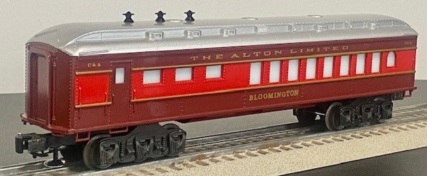 LIONEL 9599 CHICAGO AND ALTON BLOOMINGTON DINING CAR