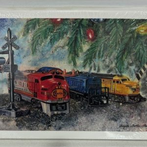 LIONEL CHRISTMAS MEMORIES CHRISTMAS CARDS BY ANGELA TROTTA THOMAS
