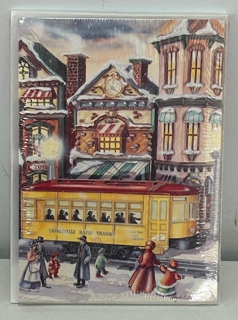 LIONEL TIS THE SEASON CHRISTMAS CARDS BY ANGELA TROTTA THOMAS