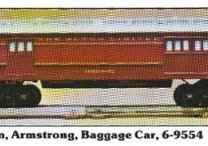 LIONEL 6-9554 CHICAGO AND ALTON LIMITED BAGGAGE CAR