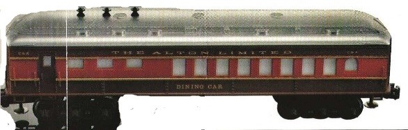LIONEL 6-9599 CHICAGO AND ALTON LIMITED DINER CAR