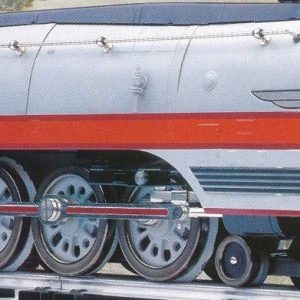 LIONEL 13004 TINPLATE HIAWATHA STEAM LOCOMOTIVE AND TENDER WITH 13006 HIAWATHA PASSENGER CARS