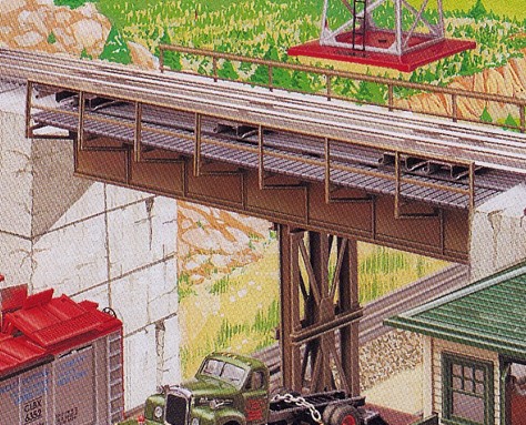 LIONEL 12968 841K RIGHT-OF-WAY GIRDER BRIDGE BUILDING KIT