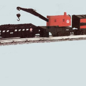 LIONEL 18302 GREAT NORTHERN FREIGHT FALLEN FLAGS SERIES 3 WITH LIONEL 19205, 19304, 19401, 19402, 19505, 19703