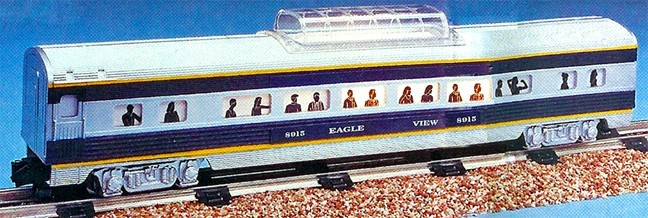 AMERICAN FLYER 48915 MISSOURI PACIFIC EAGLE VIEW VISTA DOME CAR