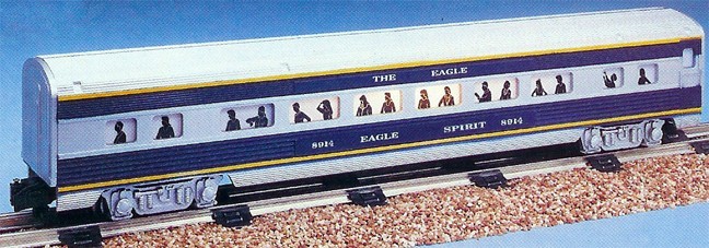 AMERICAN FLYER 48914 MISSOURI PACIFIC EAGLE SPIRIT PASSENGER CAR