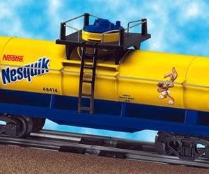 AMERICAN FLYER 48414 NESTLE NESQUIK SINGLE DOME TANK CAR